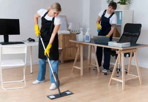Nettoyage de bureau professionnel à Crosmières